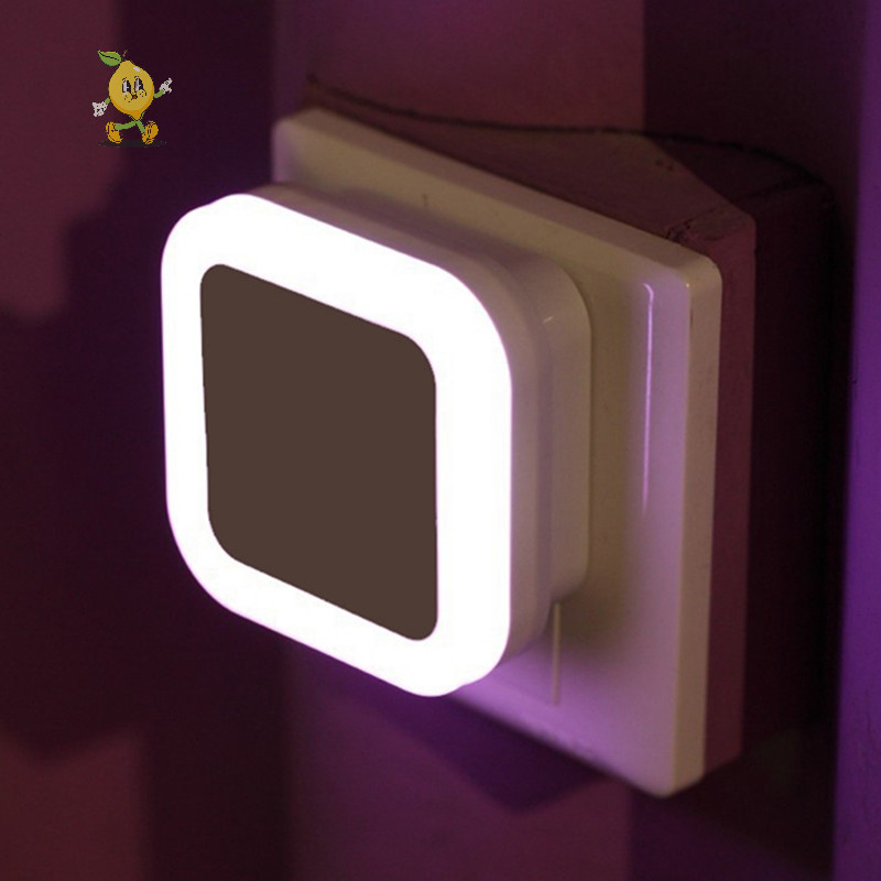[mozh ] Auto LED Light Induction Sensor Control ไฟกลางคืนห ้ องนอนโคมไฟเตียง US Plug [TH ]
