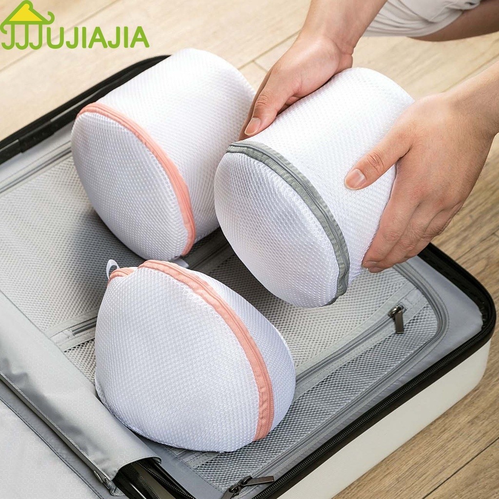 Jujiajia ถุงทําความสะอาดกระเป ๋ าตาข ่ ายชุดชั ้ นในสามเหลี ่ ยมหนาสําหรับเครื ่ องซักผ ้ า ตะกร้าใส่ผ้า - รูปที่ 6