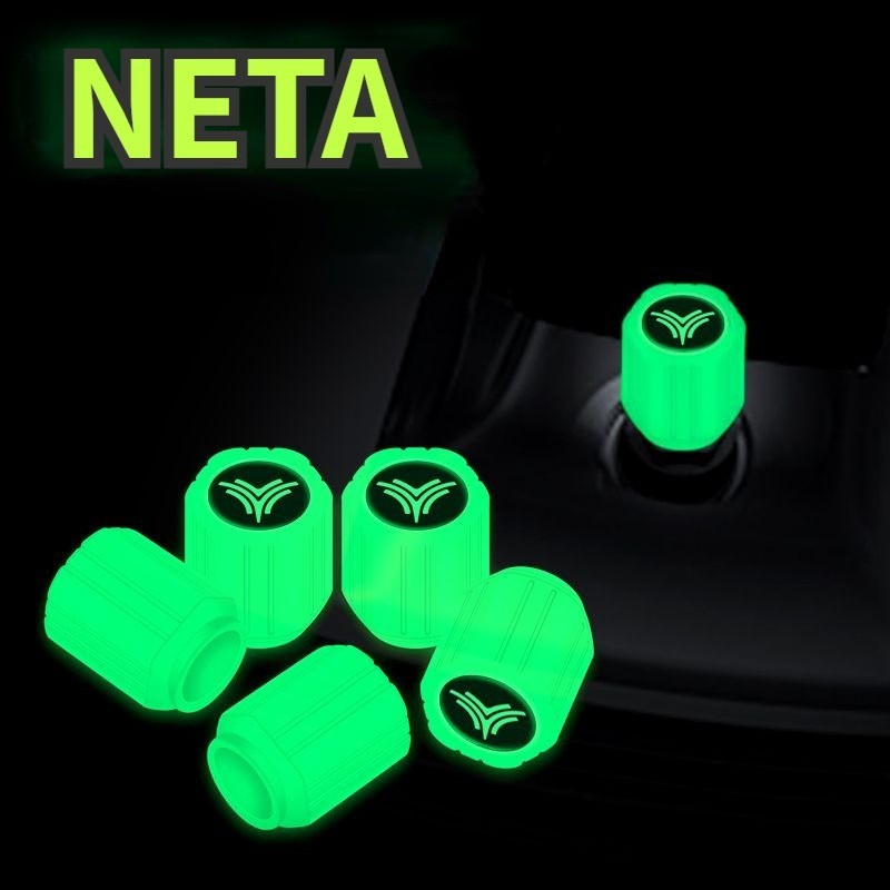 Neta V/U Glow-in-the-dark Valve ยางรถยนต์ Glow Trim