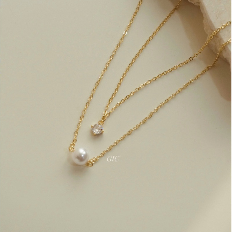 GIC - สร้อยคอ Linnea Dainty | สร้อยคอผู้หญิงป้องกันสนิม |2