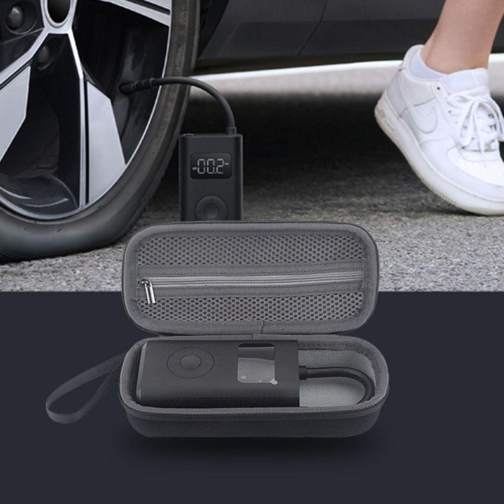 Novalink รถ Inflator Storage Case, Hard EVA กระเป๋าถือ Mijia Inflatable Treasure กล่อง, ซิปป้องกันกล่องแบบพกพา Inflatable ปั๊มสําหรับ Xiaomi รถ Inflator