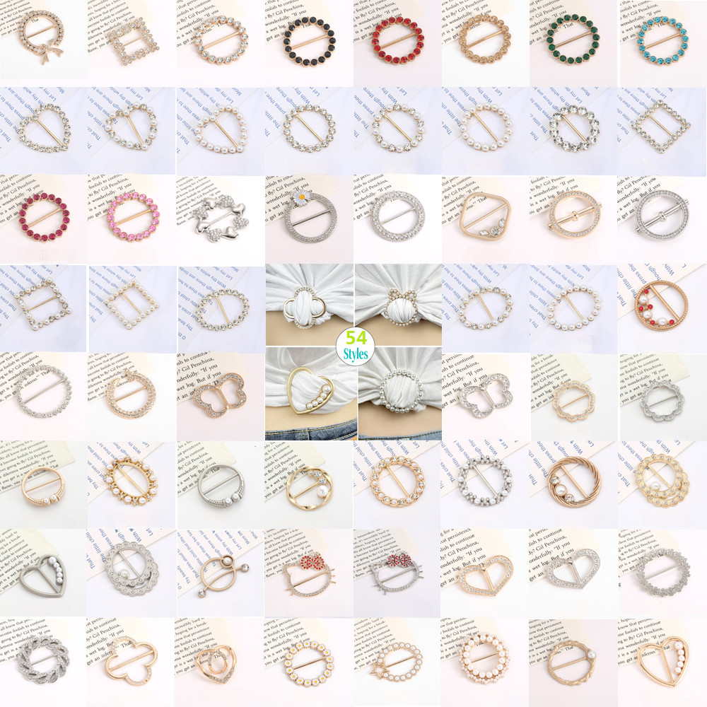 80รูปแบบเอวปุ่มมุก พลอยเทียม เสื้อผ้ามุมปุ่มปุ่มโลหะผ้าไหมผ้าพันคอปุ่มเหมิ้มปุ่มผูกปมอุปกรณ์เสื้อผ้า