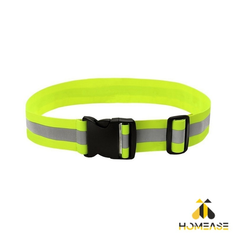 HA เข็มขัดสะท้อนแสง ปรับได้ มองเห็นได้ในที่มืด สําหรับขี่จักรยาน วิ่ง Reflective Belt