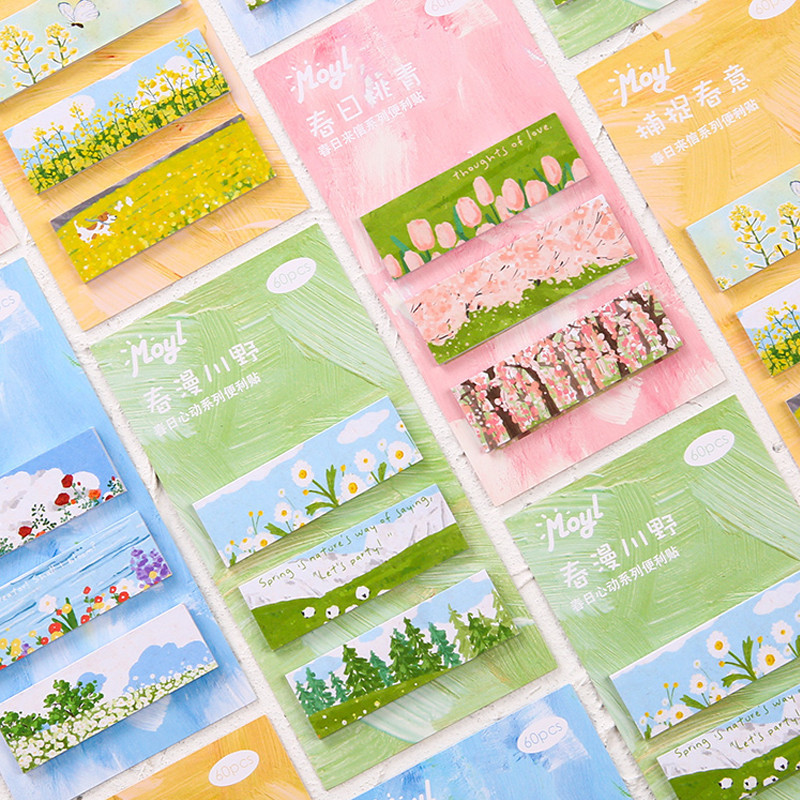 แผ่นบันทึกแท็กดัชนีเรียบง่ายเงา 60 แผ่น – กระดาษกาวกระดาษโน้ตสีสันสดใสสําหรับสํานักงานโรงเรียนนักเรียน ราคา ถูกที่สุด ดีลบีเคเค แกลเลอรีภาพที่ 2