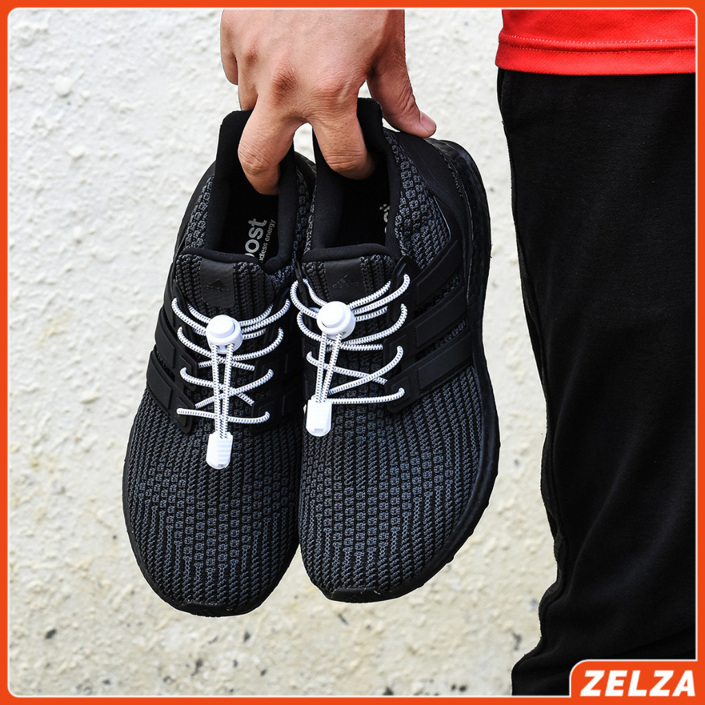 ZELZA เชือกผูกรองเท้า แบบยืดหยุ่น แบบคลิปล๊อค ความยาว 120cm  shoelaces - รูปที่ 2