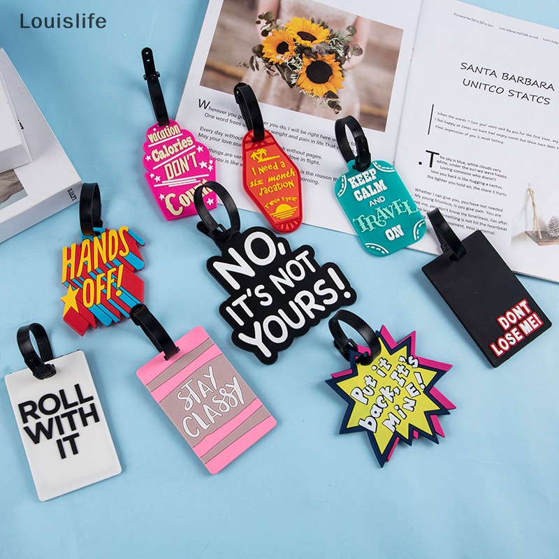Llph อุปกรณ์เสริมการเดินทางกระเป๋าเดินทางแท็กชื่อ ID Addres Holder Baggage Boarding Tag LLP