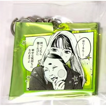Koga Mitsuki Man Key Chain อะคริลิคผู้หญิง Key แหวนสําหรับกางเกงจี้เด็ก Key Holder Jewelr Yoosawa Aya Brelok ของขวัญเพื่อน - รูปที่ 2