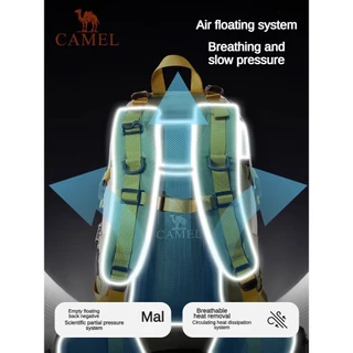 AMERICAN CAMEL กระเป๋าปีนเขา กระเป๋าเป้สะพายหลังเดินป่า กระเป๋ากีฬามืออาชีพน้ําหนักเบา