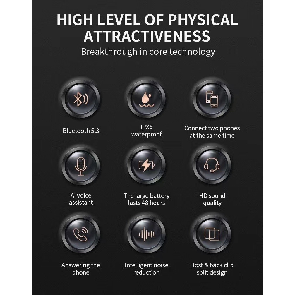 Y10 ชุดหูฟังบลูทูธ ชุดหูฟังหมวกกันน็อครถจักรยานยนต์แบบบ ชุดหูฟังบลูทูธหมวกกันน็อค กันน้ำ 1000mAh เวลาสนทนา 30 ชม - รูปที่ 7