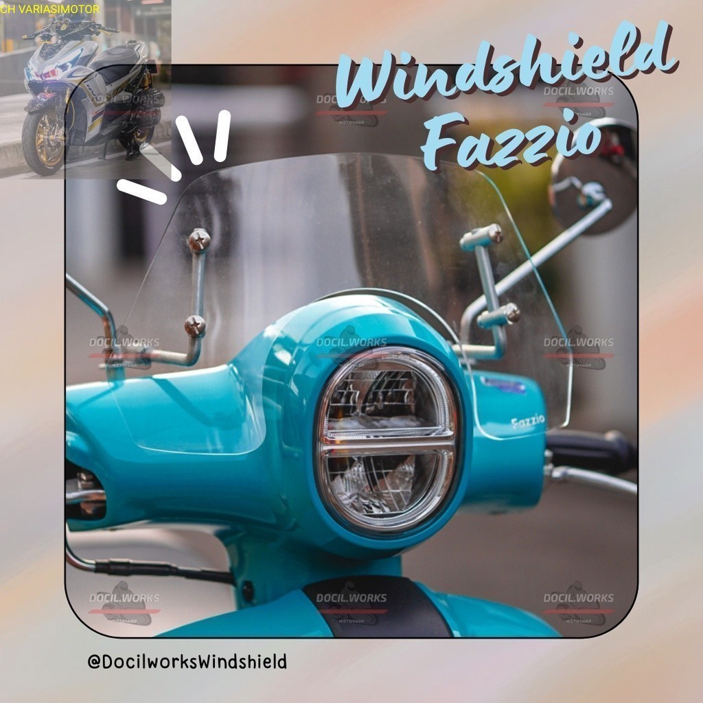 กระจกบังลม FAZIO 125 Visor Fazzio 125 Shield Fazzio VISOR FAZIO
