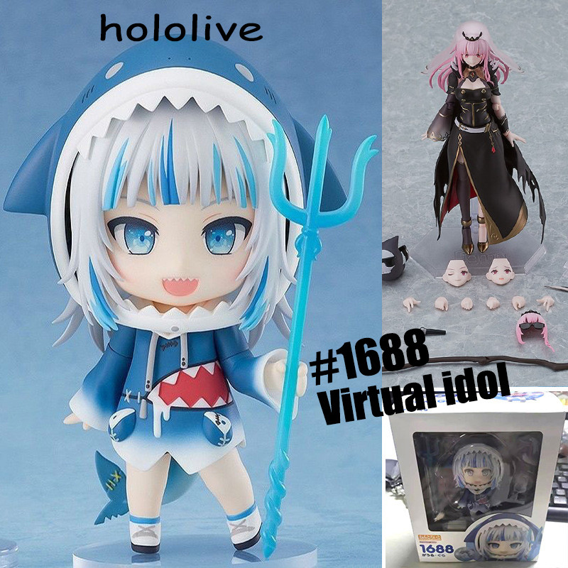 Gcs Nendoroid Hololive Gawr Gura 1688 # Virtual Idol Movable Joint รุ่น Figma 602# Mori Calliope Act