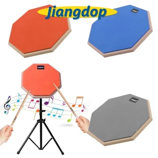 Jiang แผ่นรองฝึกซ้อมกลองสแนร์, แผ่นรองดรัมฝึกซ้อมเงียบขนาด 8 นิ้ว, อุปกรณ์เพอร์คัชชันมืออาชีพขาตั้งสแนร์สองด้าน