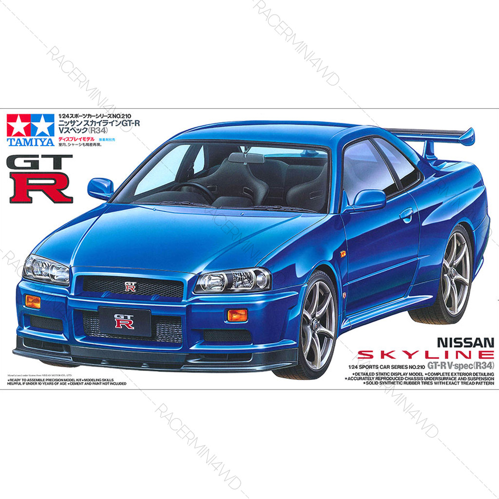 TAMIYA 1/24 Nissan Skyline GT-R V-Spec (R34) 24210