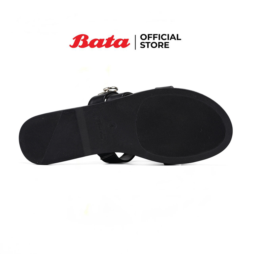 Bata บาจา รองเท้าแตะแฟชั่นแบบสวม ส้นแบนสำหรับผู้หญิง รุ่น SOAKA สีเขียวมิ้นท์ 5317085 สีดำ 5316085