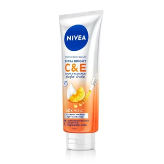 Nivea นีเวีย วิตามิน บอดี้ เซรั่ม เอ็กซ์ตร้า ไบรท์ ซี แอนด์ อี 300 มล. ผิวกระจ่างใส