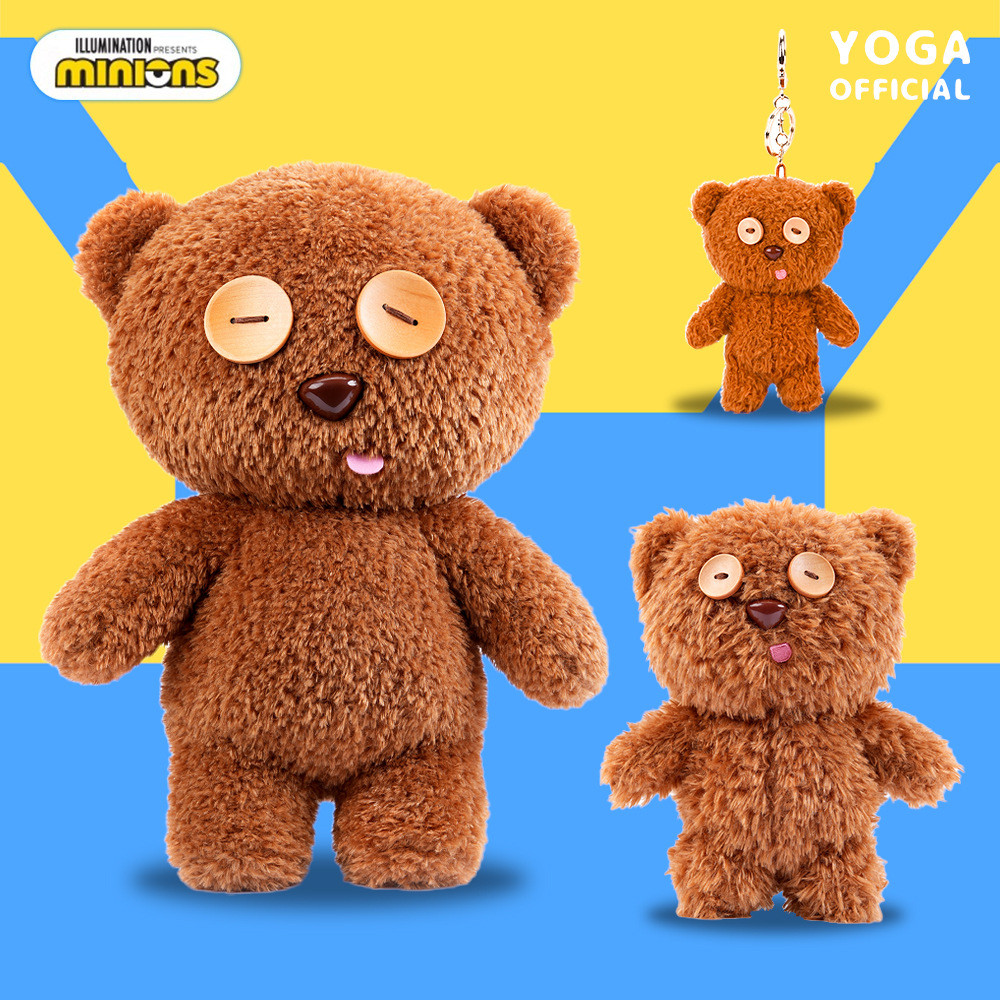 Universal Studios Little Yellow Man TIM Bear จี้ตุ๊กตาน่ารัก Despicable Me หมีน้อย ของขวัญเด็กผู้หญิง ขนาด 12/20/50 ซม.