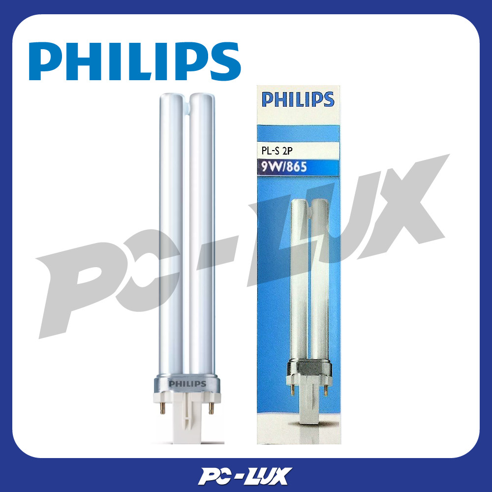 PHILIPS หลอดไฟ PL-S 2P 9W/865
