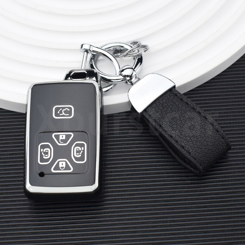 4/5 ปุ่ม TPU สมาร์ทรีโมทกุญแจรถ Fob สําหรับ Toyota Noah Voxi Alphard Estima Vellfire Keyless Protector - รูปที่ 5