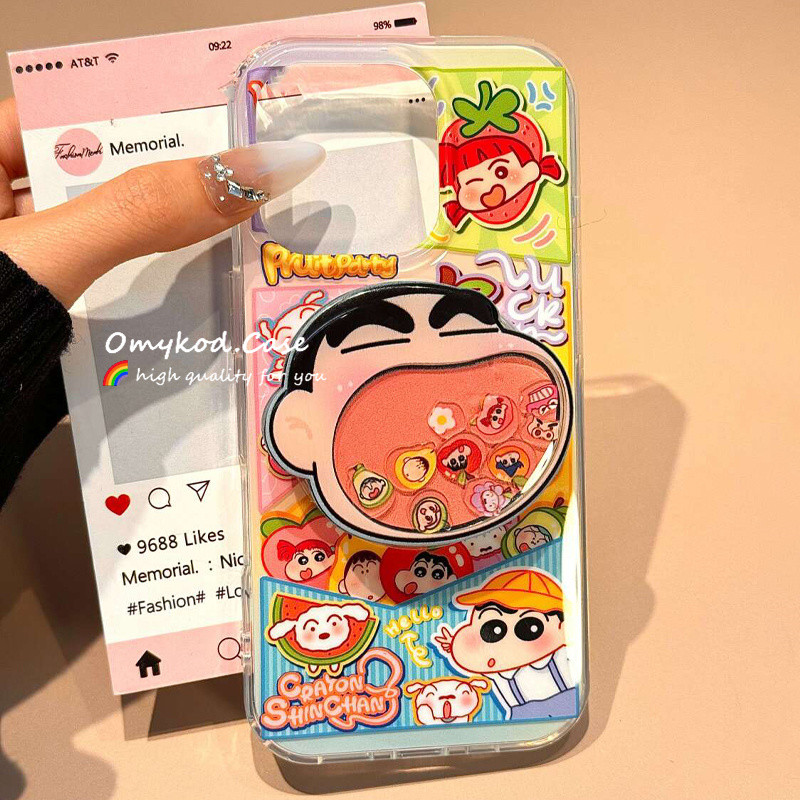 SAMSUNG ผู้ถือปลอกสําหรับsamsung A06 A16 A55 A35 A25 A15 A05 A03 A04s A12 A13 A14 A23 A24 A32 A34 M12 A51 A52s A53 A54 A55 Apple Shinเคสโทรศัพท์Anti Chanกรณี