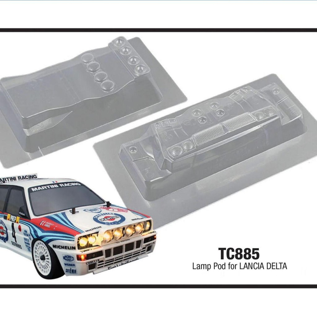 TC885 1/10平ชั้นนําRally 拉力车灯杯โคมไฟ Pod สําหรับ LANCIA DELTA