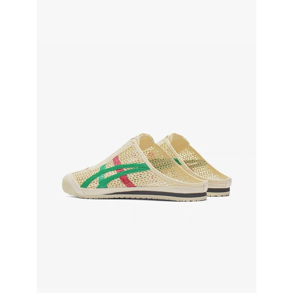 Onitsuka Mexico 66 SABOT ฤดูใบไม้ผลิฤดูร้อนรองเท้าแตะผู้ชายผู้หญิงรองเท้าแตะ 1183C123-103