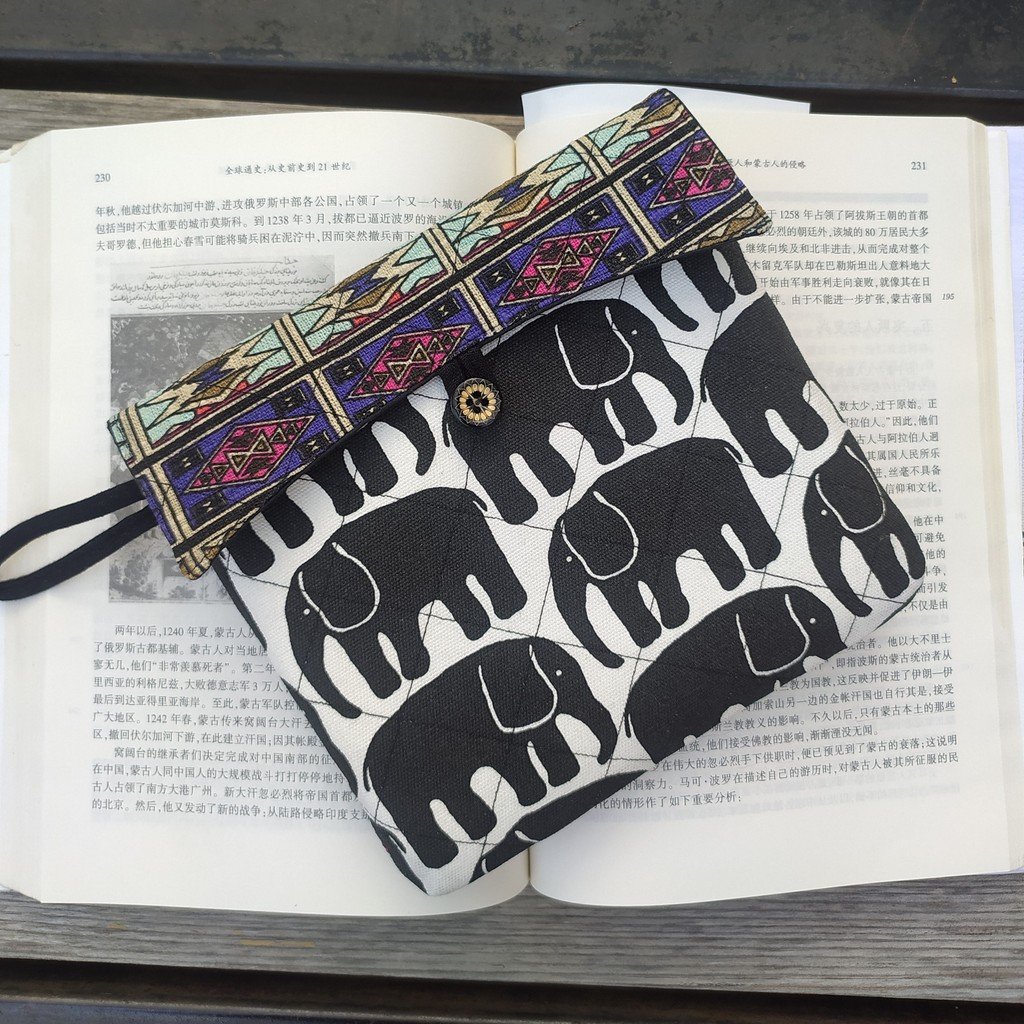 กระเป๋า Hand-Made Han Wang clear7 Aragonite leaf3 Palm Reading Ocean3 7 นิ้ว E-Book Liner กระเป๋า