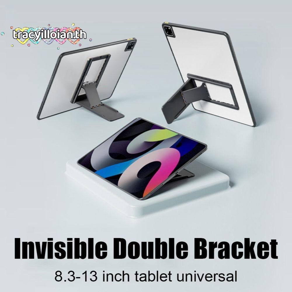 Tracyilloian E-Reader Bracket, ขาตั้งแท็บเล็ตเดสก์ท็อปแบบพับได้แบบพกพา, ขาตั้งปรับมุมที่มั่นคง ABS ที่สร้างสรรค์สําหรับ Universal