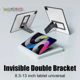 Tracyilloian E-Reader Bracket, ขาตั้งแท็บเล็ตเดสก์ท็อปแบบพับได้แบบพกพา, ขาตั้งปรับมุมที่มั่นคง ABS ที่สร้างสรรค์สําหรับ Universal