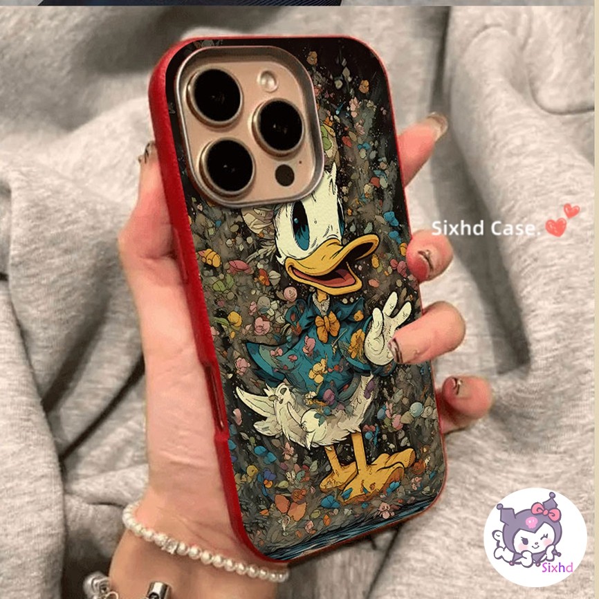 SAMSUNG สําหรับsamsung S21 Ultra S24FE S23FE S24Ultra S23 S22 S21 Plus Ultra A56 A36 A26 5Gเคสโทรศัพท์น่ารักการ์ตูนเป็ดหนังกรณีนุ่ม