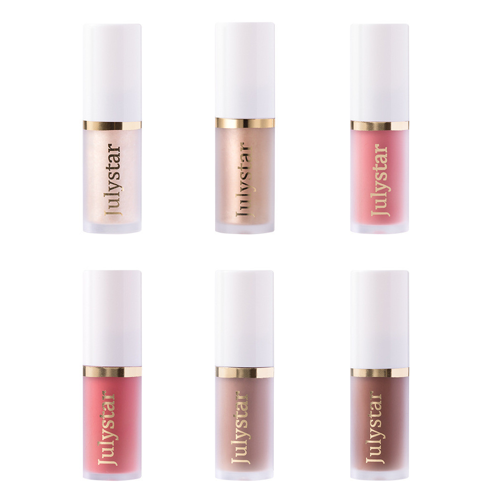 Julystar Bubble Blusher Liquid Pink Cheek Enhances Color Moisturizer Beauty Rouge Makeup Matte Liquid Blush Peach Face Natural Cheek Tint ราคา ถูกที่สุด ดีลบีเคเค แกลเลอรีภาพที่ 5