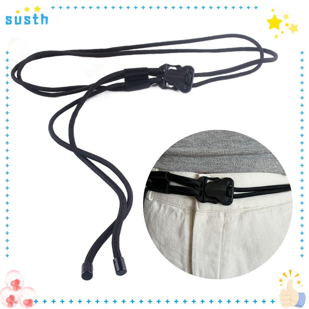 Susth เข็มขัดเชือกคู่ Snap Buckle, เข็มขัดเชือกถักแบบปลดเร็ว, เข็มขัดฝึกซ้อมผู้ชายอเนกประสงค์