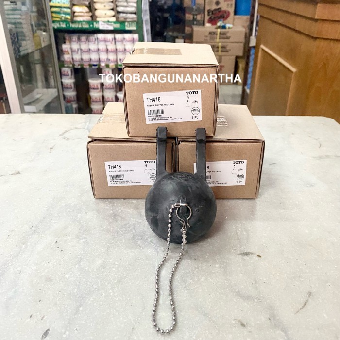 TOTO TH418 ยางชักโครก / ยางชักโครกบอล / ยาง TOTO TH 418