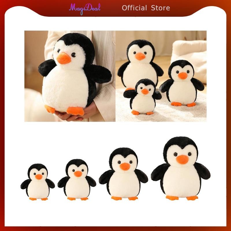 Magideal ตุ๊กตาเพนกวินของขวัญวันเกิดตุ๊กตาสัตว์ตกแต่งสําหรับผู้ใหญ่เด็กเด็กผู้หญิงเด็กและวัยรุ่น