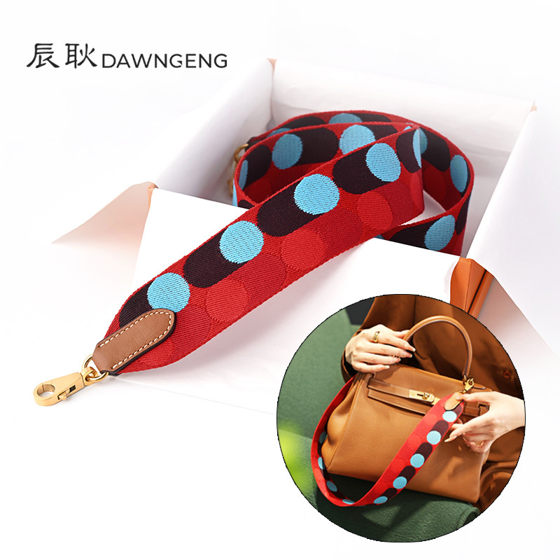 Chen Geng Hs Evelyn 29 สายสะพายกว้าง Kelly 28/32 ผ้าใบกระเป๋าใบใหญ่สายกระเป๋าบีบอัด 2024 ฤดูใบไม้ร่ว