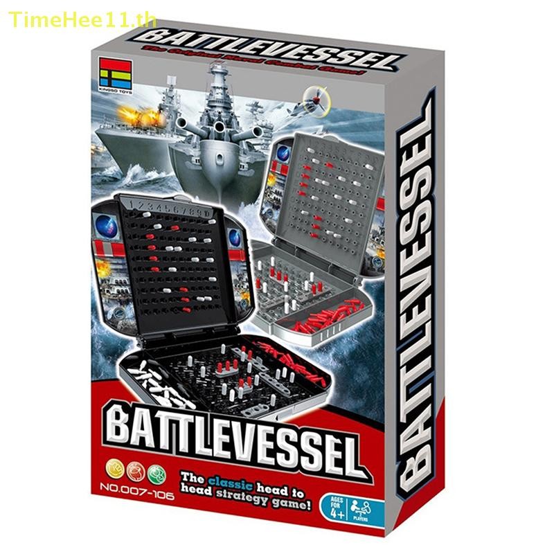 Timehee Battleship The Classic Naval Combat Strategy Board Games เกมกระดาน TH