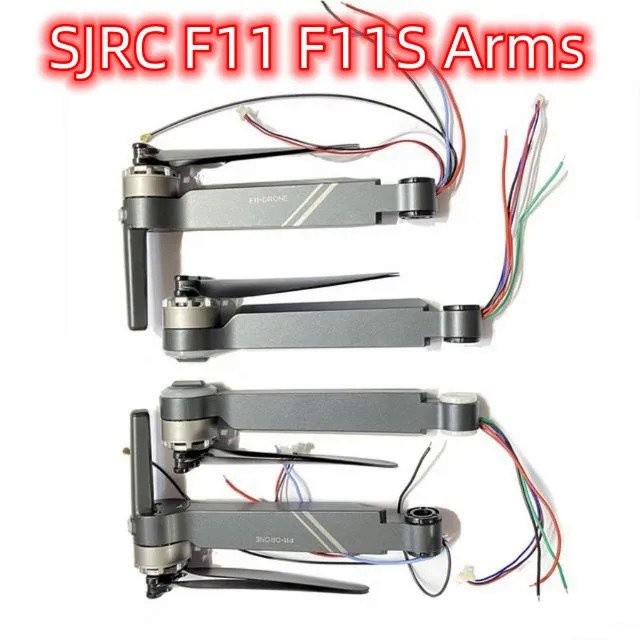 แขนโดรนสำหรับ SJRC F11 F11S GPS RC Drone Quadcopter ใบพัดมอเตอร์เครื่องยนต์อะไหล่