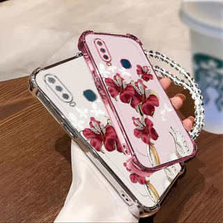 กันกระแทกcase สําหรับ vivo Y11 Y12 Y15 Y17 Y19 Y19S เคสโทรศัพท์ TPU สร้อยข้อมือล่าสุด 2025 ดีไซน์ใหม่ความงาม softCase