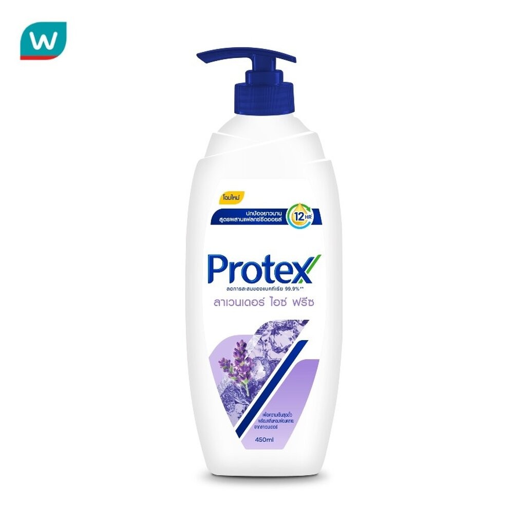 Protex โพรเทคส์ เจลอาบน้ำ ลาเวนเดอร์ ไอซ์ ฟรีซ 450 มล.