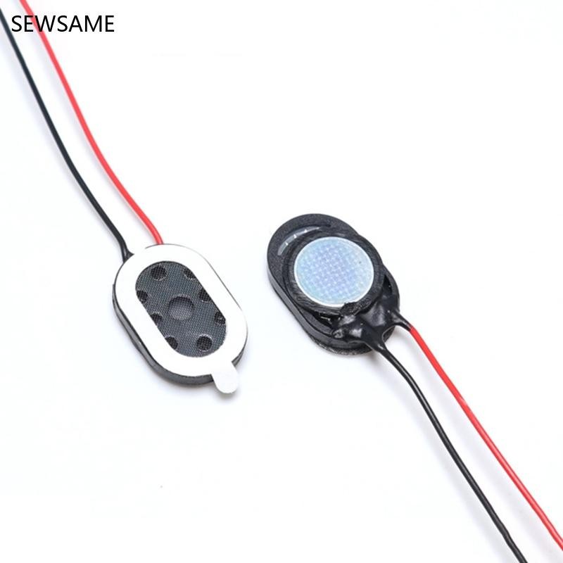 Sewsame 2 ชิ้น 8Ω 1w 1510 ลําโพงรูปไข่ลําโพงขับรถบันทึกลําโพงโทรศัพท์ 1015 SNR 100 dB 8 โอห์ม 1 วัตต