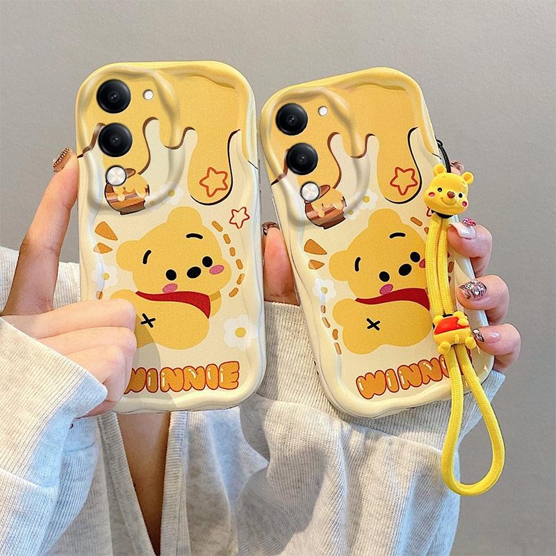 เคสซิลิโคนสําหรับ Vivo Y04 กรณีการ์ตูน TPU เคสโทรศัพท์นุ่มสําหรับ Vivo Y04 VivoY04 V2430 ปกหลังพร้อม
