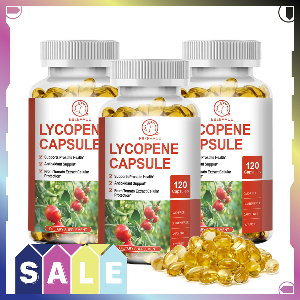 Bbeeaauu Lycopene Capsule 20 mg มีคุณสมบัติต้านอนุมูลอิสระสำหรับการดูแลสุขภาพต่อมลูกหมากและหัวใจ