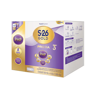 S-26 Gold Pro Ha 3 2000g นมผงเอส-26 โกลด์โปร เอชเอ 3 ขนาด 500-2000 กรัม