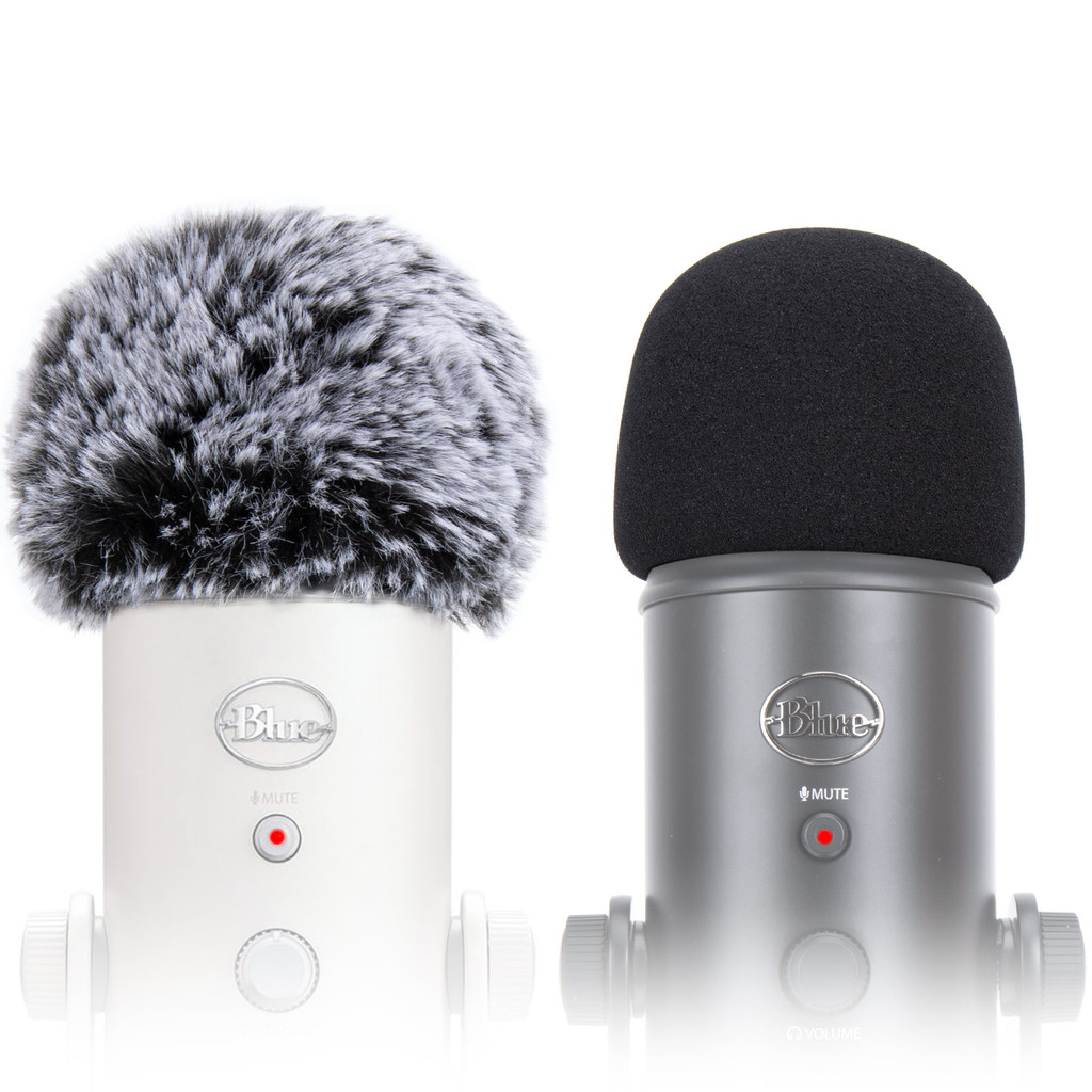 Sunmon Blue Yeti Pop Filter, Blue Yeti Microphone Covers Foam และ Yeti Mic Furry Foam, Pop Filter สํ