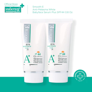 [แพ็ค 2] Smooth E Anti-Melasma White Babyface Serum Plus SPF44 0.8 Oz เซรั่มลดฝ้า กระ จุดด่างดำ ผิวขาวเนียน