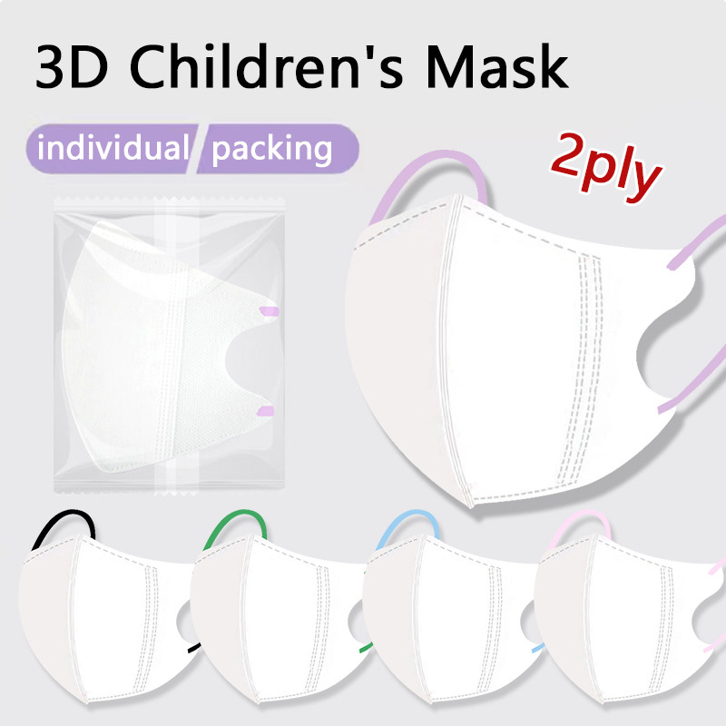2025 ใหม่ 3ง หน้ากากเด็กบรรจุภัณฑ์อิสระ 3-12 เด็กผู้หญิงอายุเด็กทารกหน้ากาก 3ง หน้ากากปากเป็ด