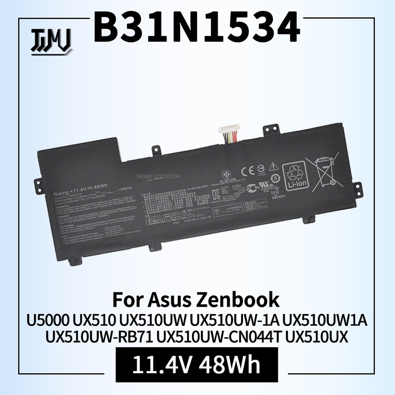 B31n1534 laptop battery for Asus Zenbook U5000 UX510 ux510uw UX510UW-1A UX510UW-RB71 UX510UX-1A UX51