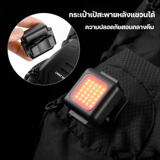 Type-c ชุดไฟท้ายจักรยาน ชาร์จไฟได้ 150mAh กันน้ํา แบบพกพา เพื่อความปลอดภัยในการขับขี่กลางคืน