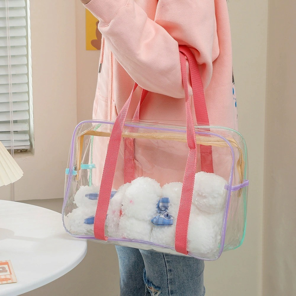bag_1(ฺBAG2352) กระเป๋าจัดระเบียบPVC มี2ไซต์ M,L กระเป๋าใส่เครื่องสำอาง