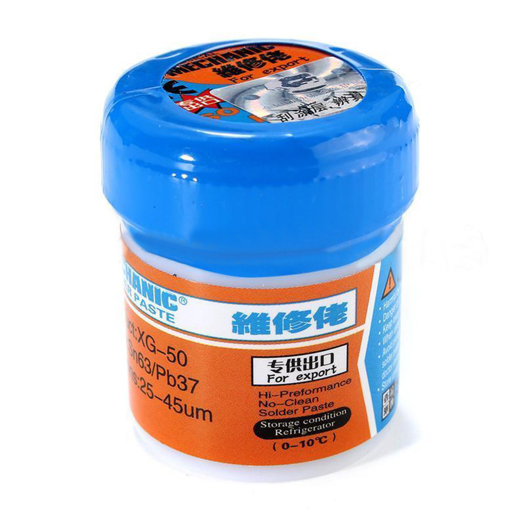 XG-50 ซ่อมบัดกรีเชื่อม Flux วางจาระบี Sn63/Pb37 25-45um Solder Paste ☆Atoz365mall