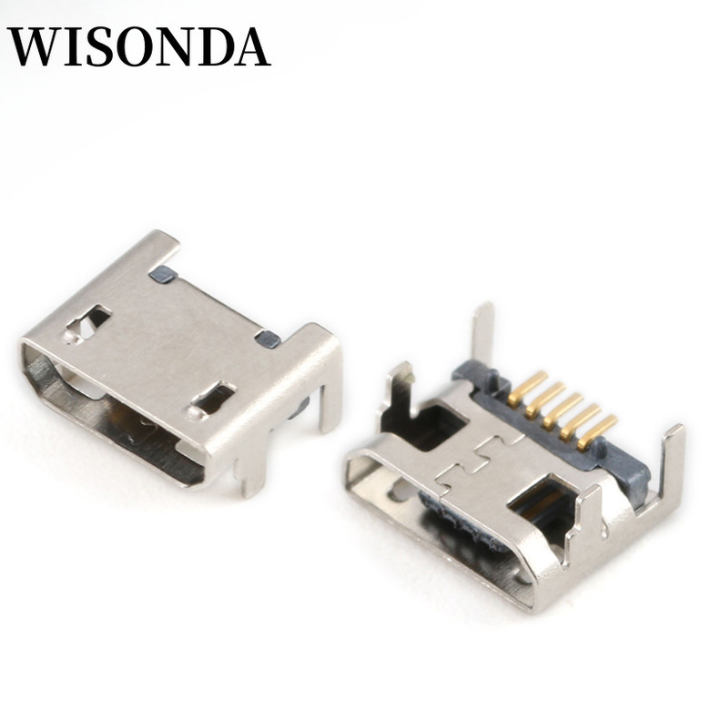 แจ็คเชื่อมต่อ Micro usb 5pin 5P 10 ชิ้น